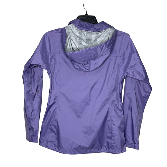 Marmot PreCip Rain Jacket Womens Medium Purple Waterproof Hooded Shell Gorpcore - Picture 10 of 15
